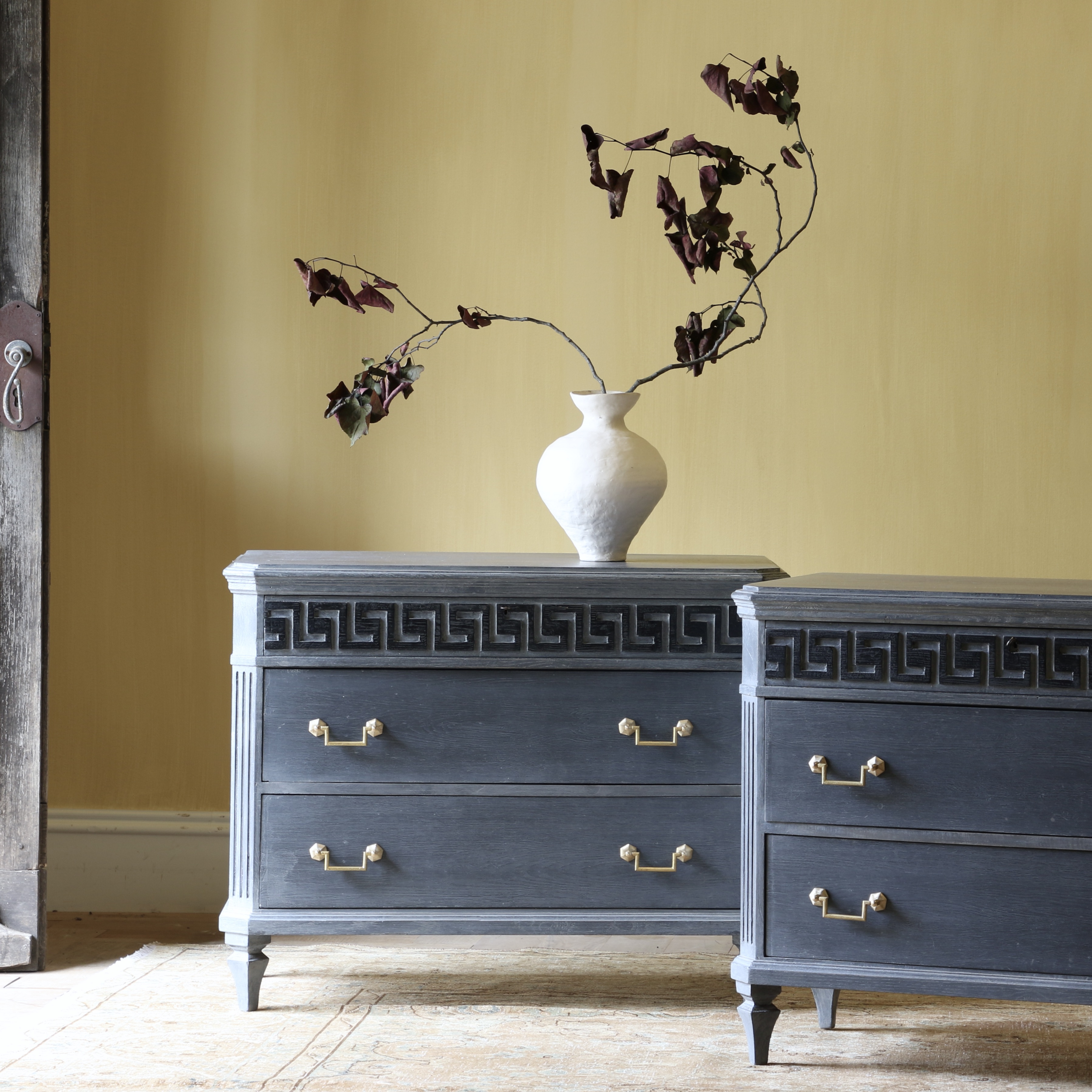 Pair of Swedish Commodes