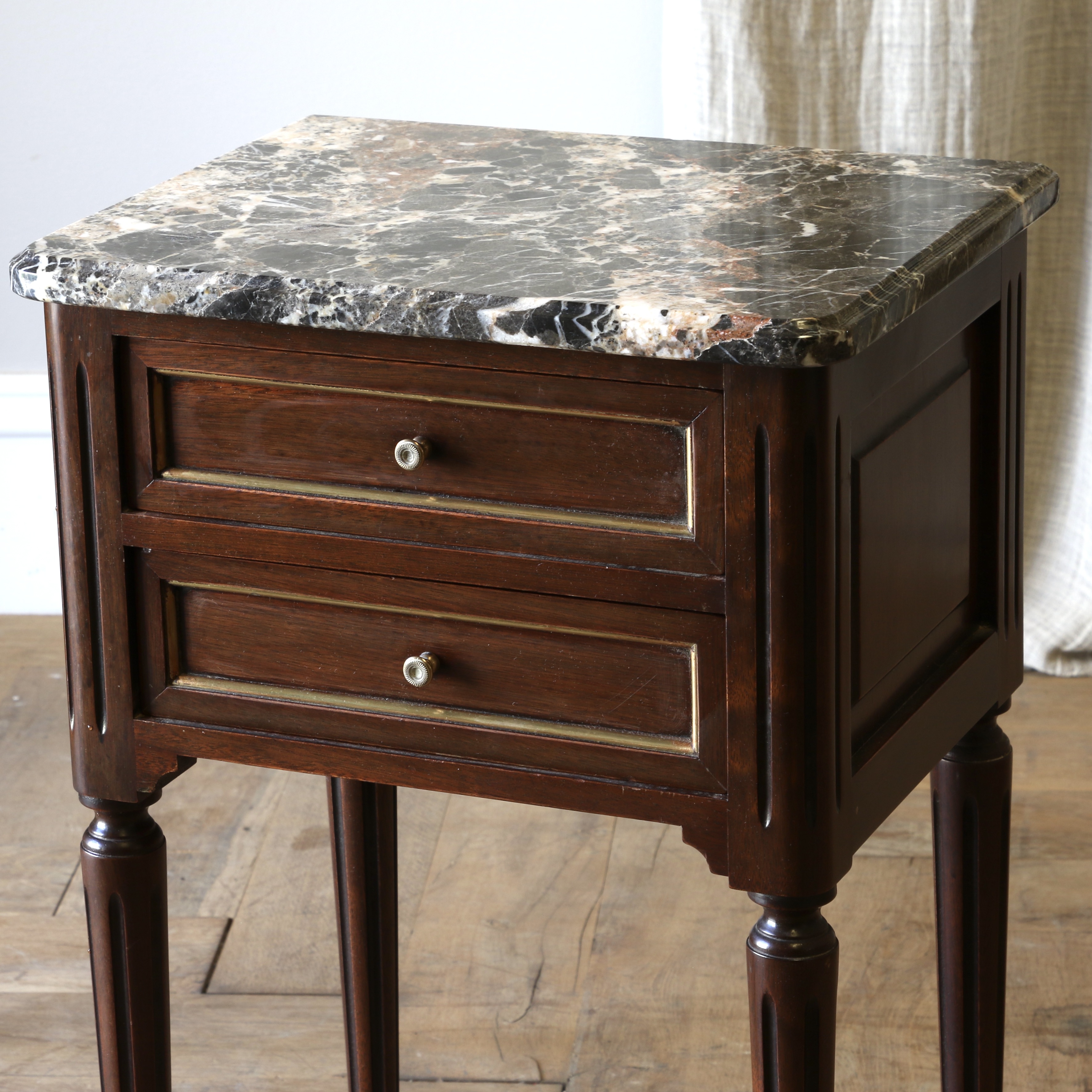 Pair of Louis XVI Bedsides