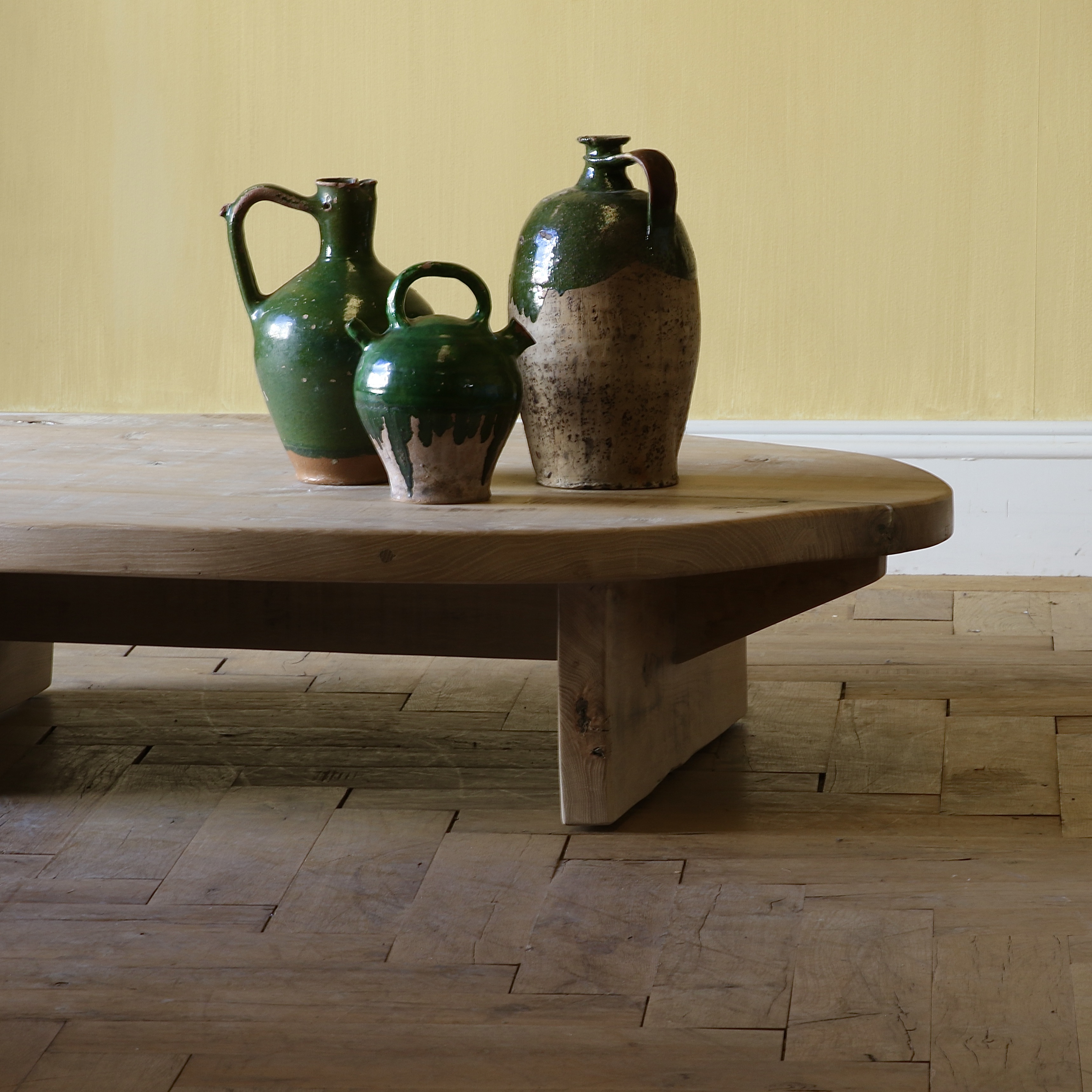 Oval Wabi Sabi in White Wash