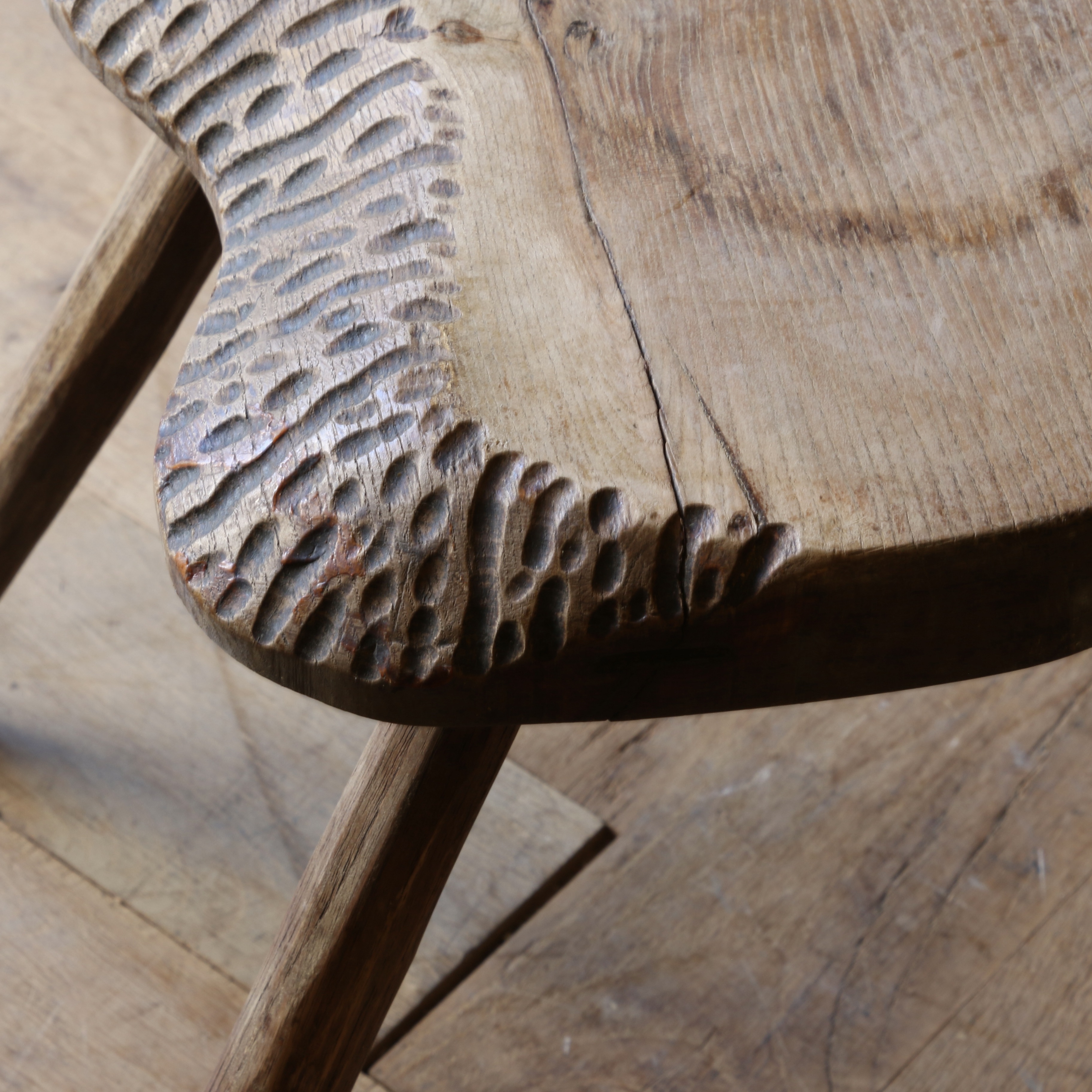 Pair of Primitive Stools