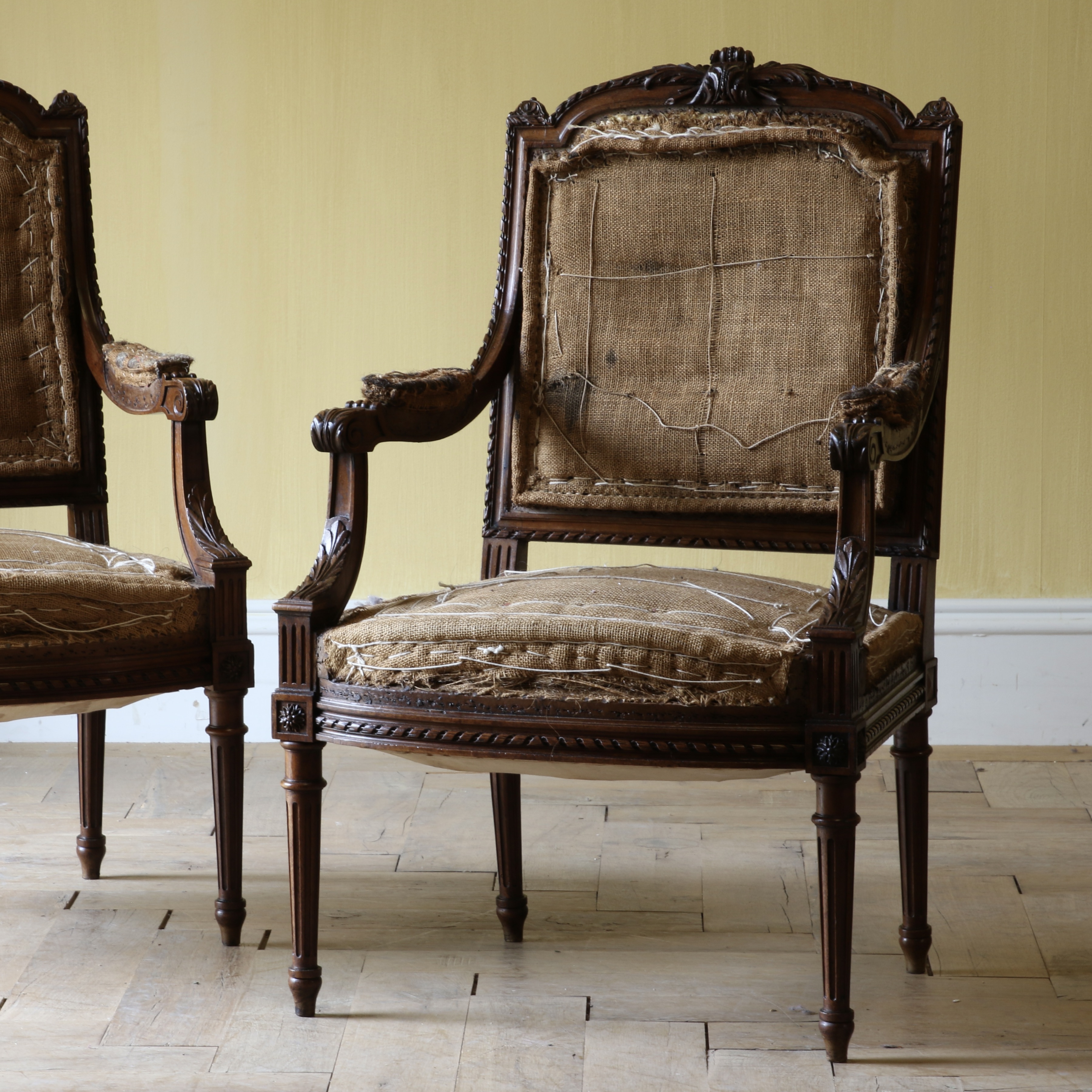 Pair of Louis XVI Fauteuil