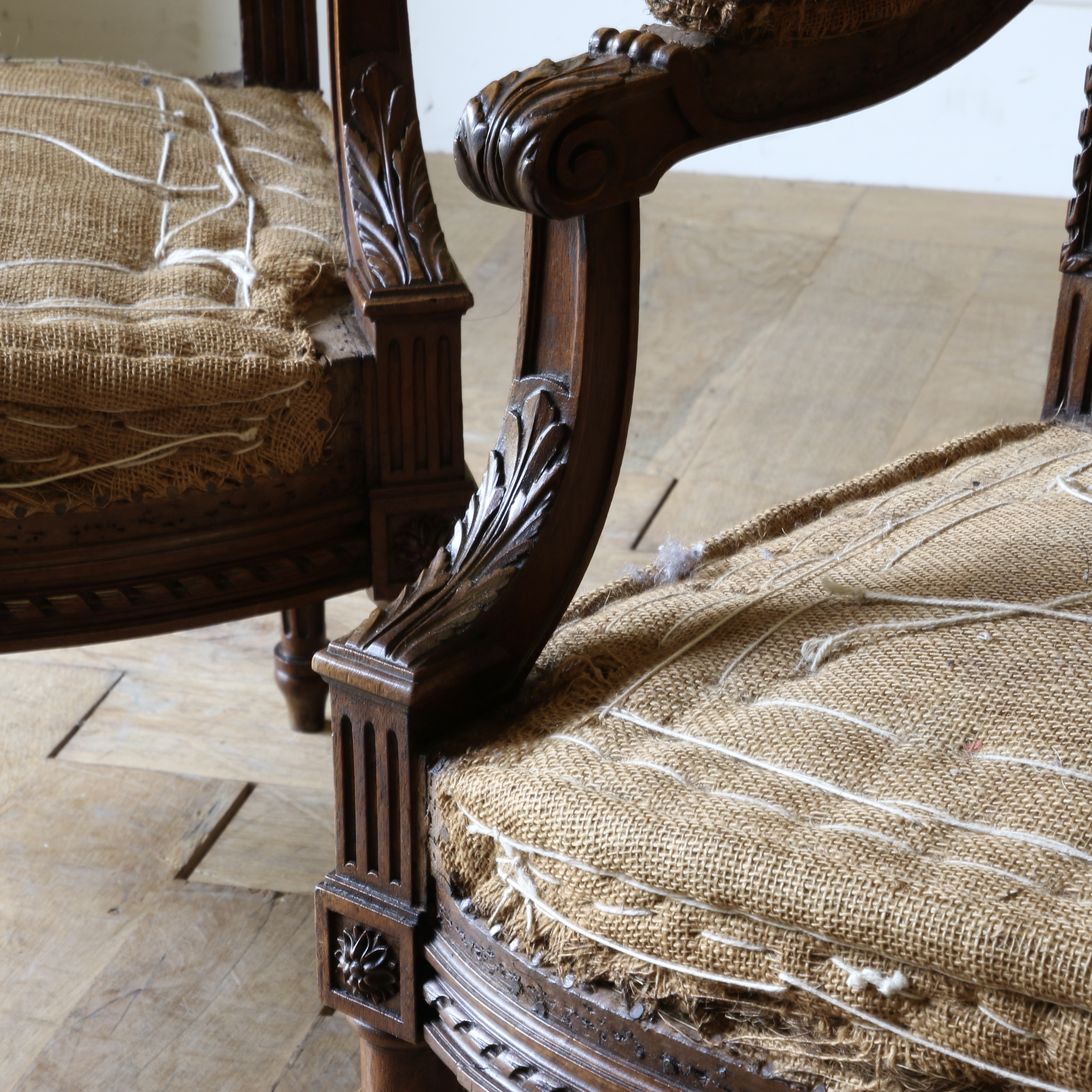 Pair of Louis XVI Fauteuil