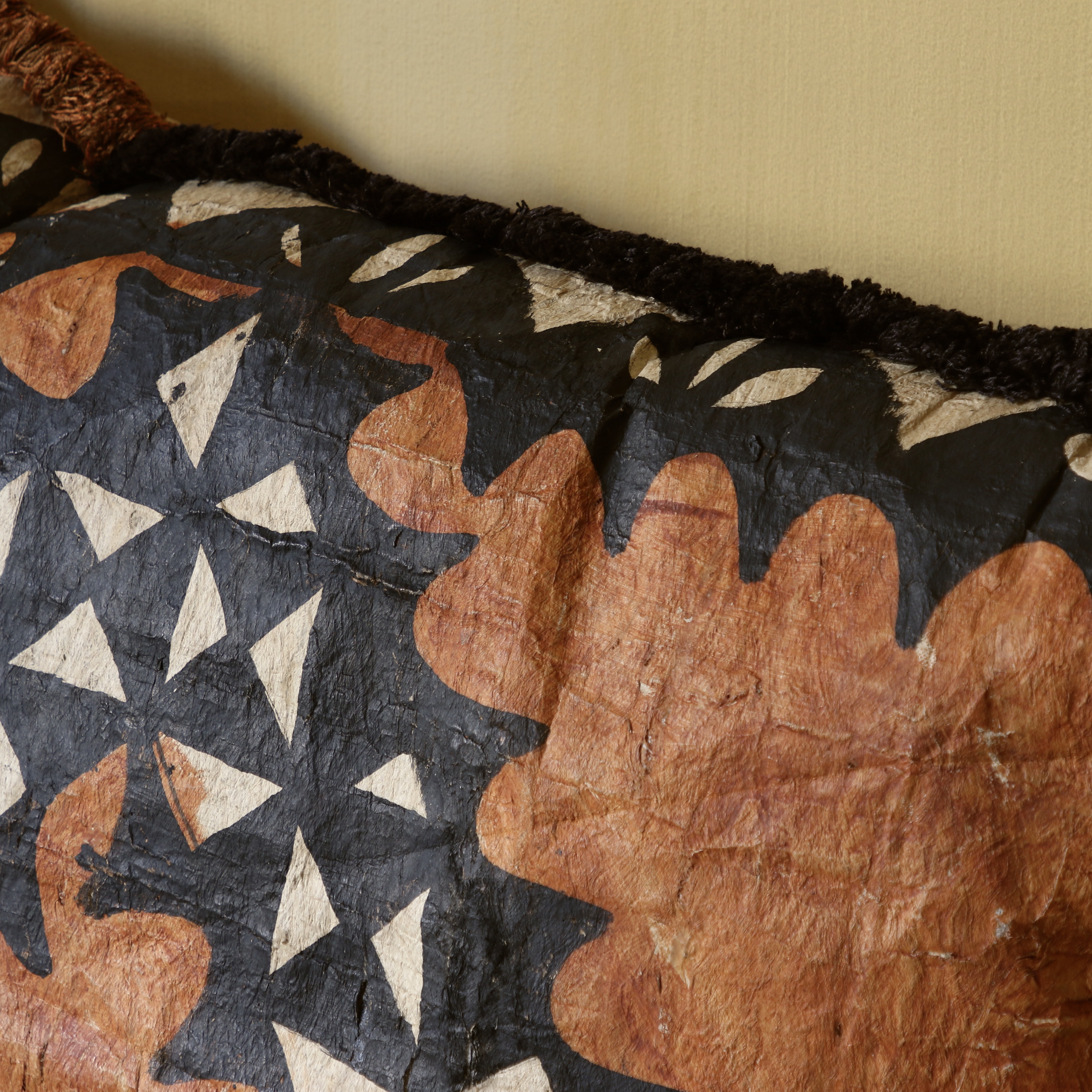Tapa Cloth Cushion