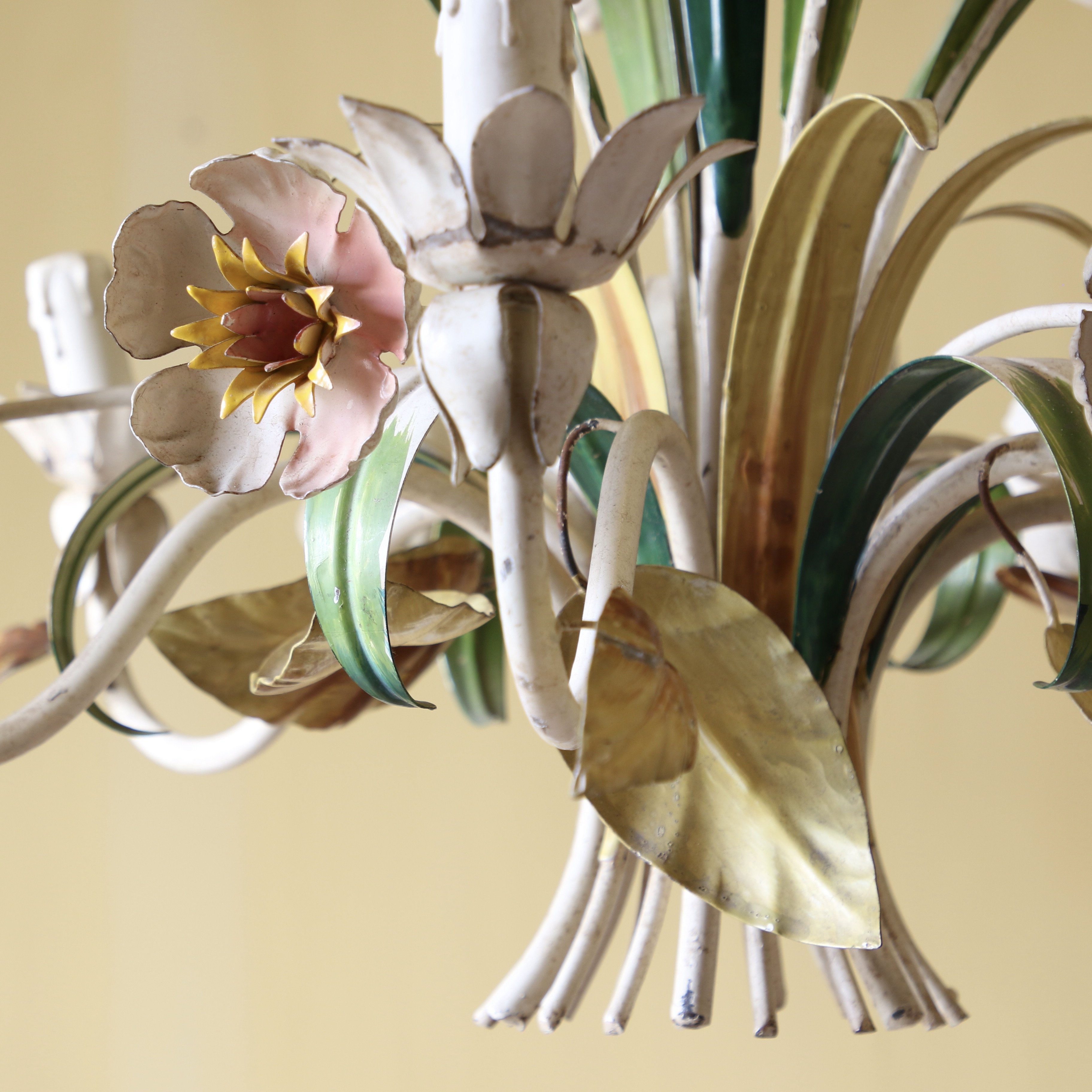 Hand-Painted Chandelier