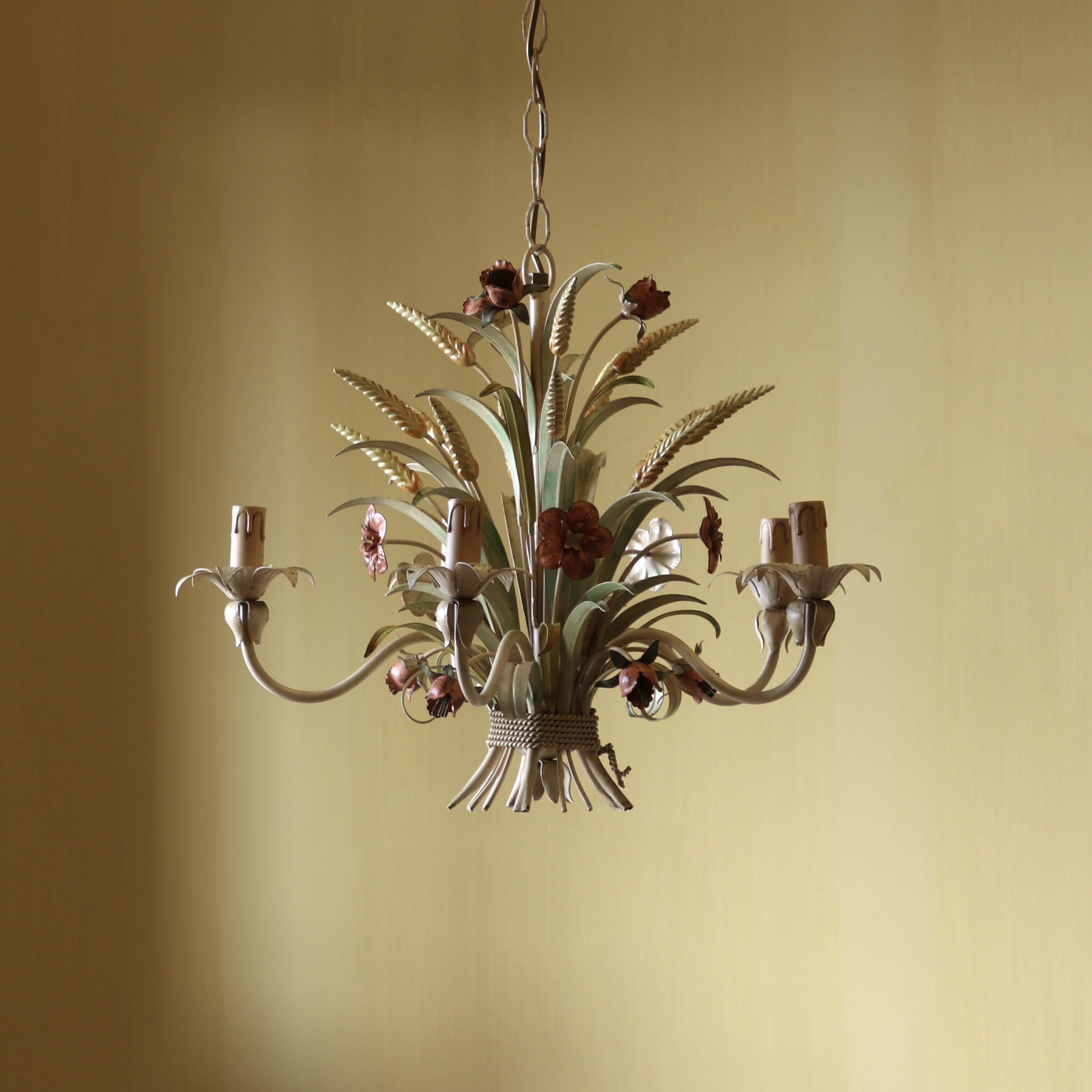 Hand-Painted Chandelier