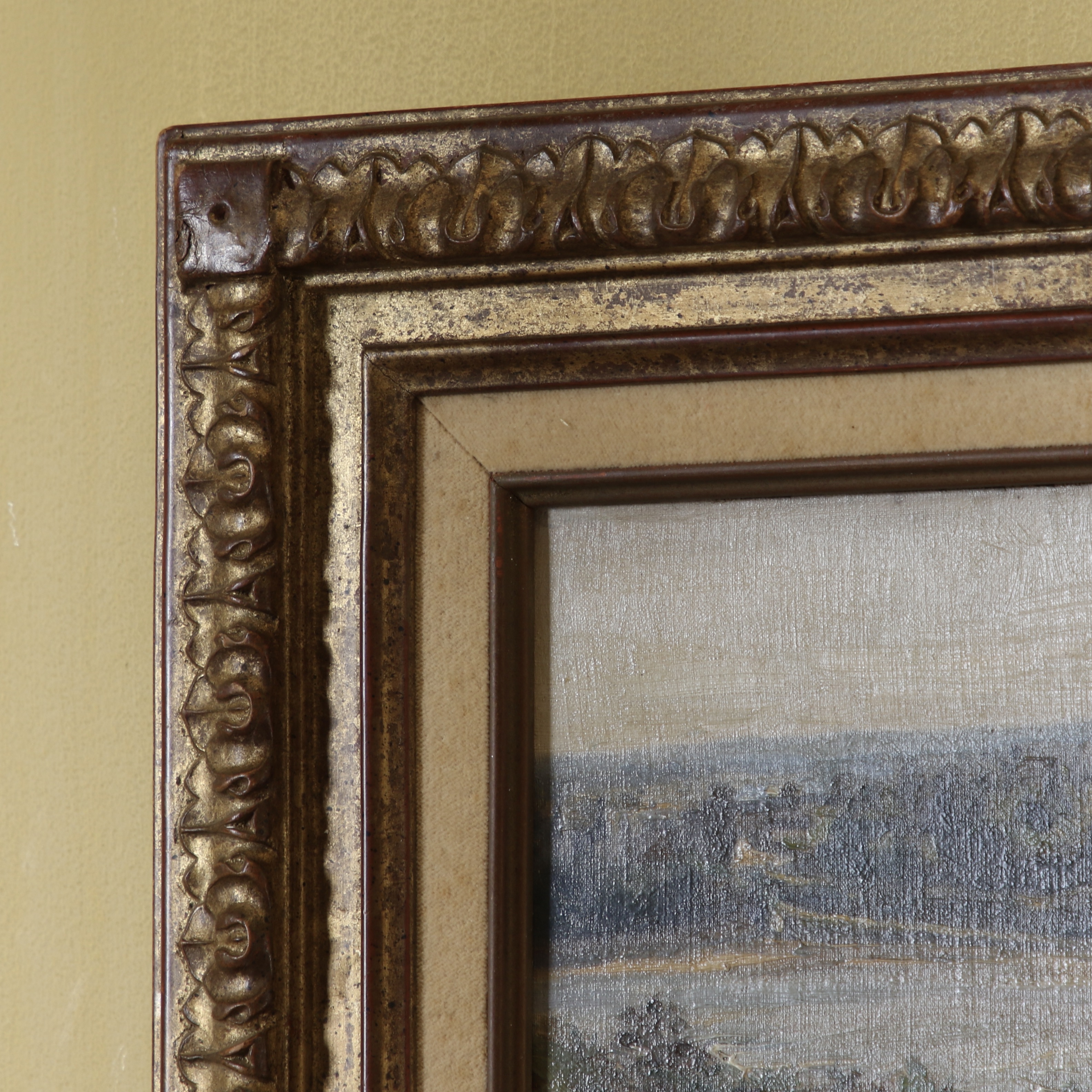 Petite Landscape Painting