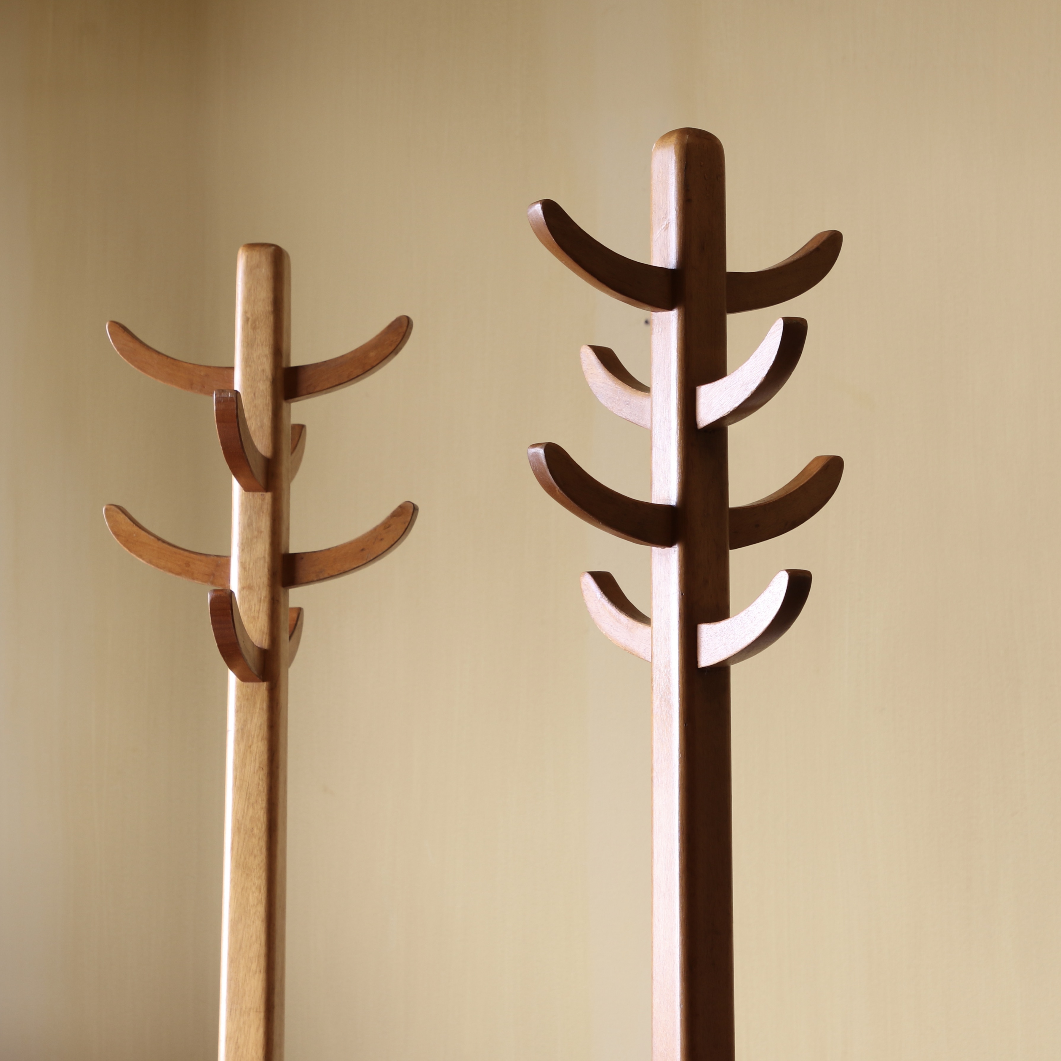 Pair of Mid-Century Coat Stands