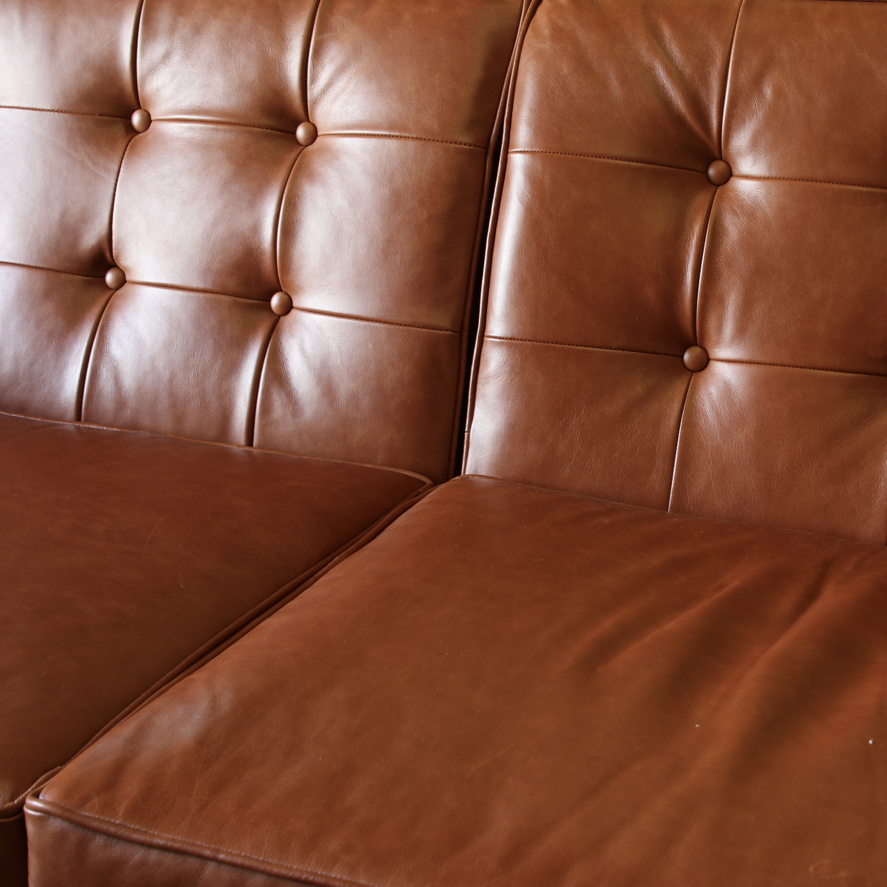 Leather Armchair and Sofa