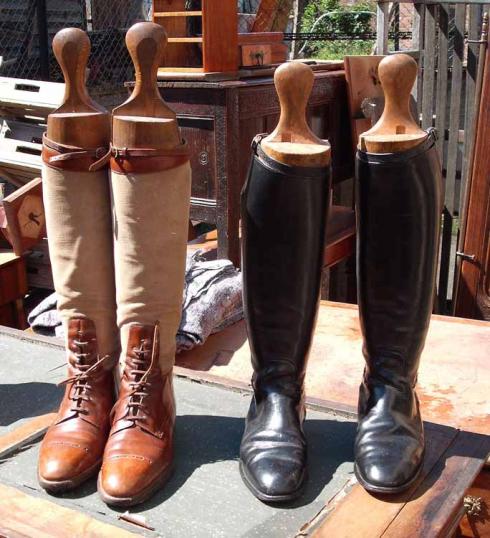 vintage riding boots