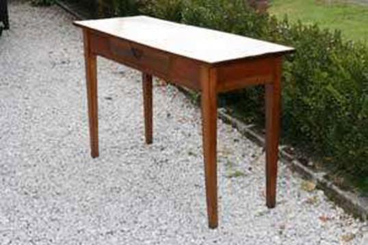 Long Cherry Side Table