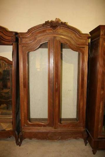 Glazed French Armoire