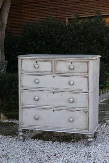 English Painted Chest of Drawers