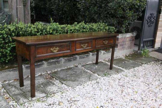 Three Drawer Side Table