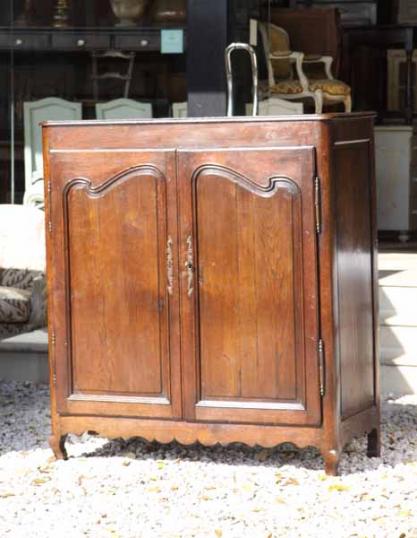 Oak Louis XIV Two-door Cupboard