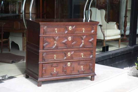 A Jacobean Period English Chest of Drawers