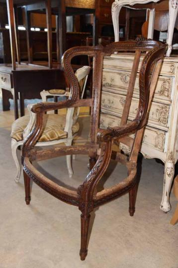 Louis XVI Wing Chair