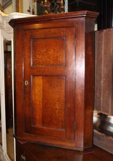 Oak Corner Cabinet