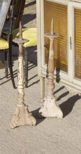French, 19th Century Candlesticks