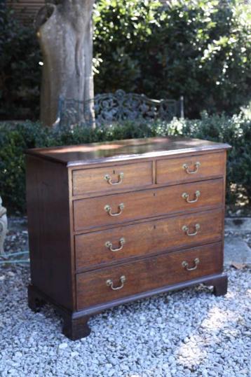 George II Oak Chest of Drawers