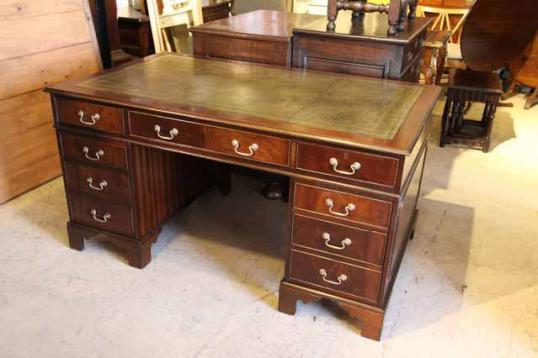 Mahogany Pedestal Desk