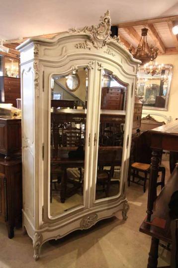 Painted French Armoire