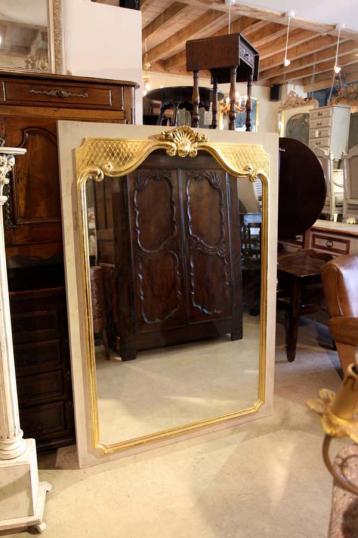 French Trumeau mirror