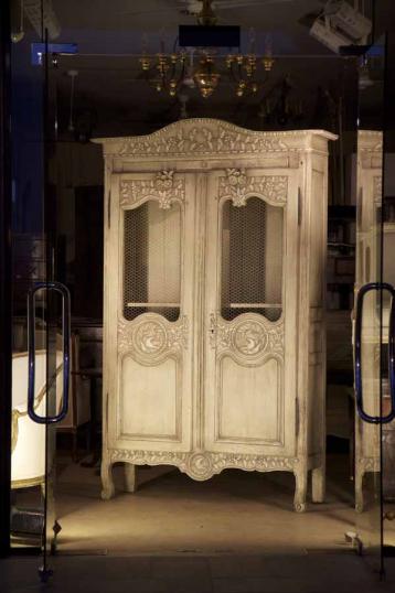 Painted French Armoire