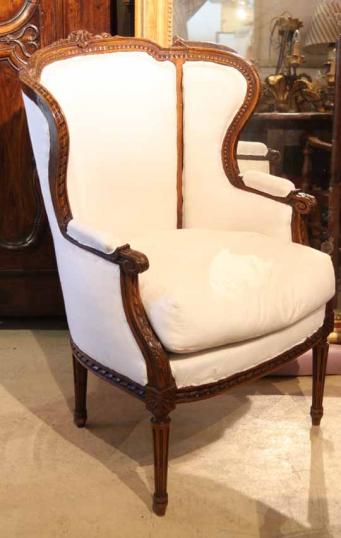 Louis XVI Wing Chair