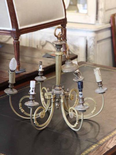 Antique French Brass Light