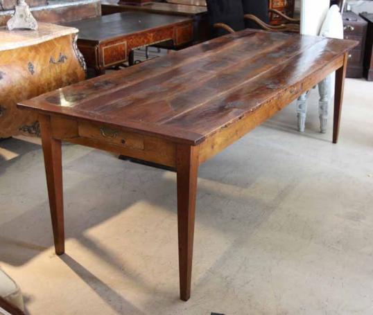 18th Century French Cherry Wood Dining Table