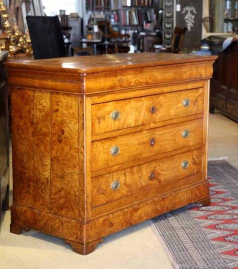 French Elm Commode