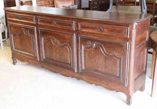 French Three Drawer Dresser Base