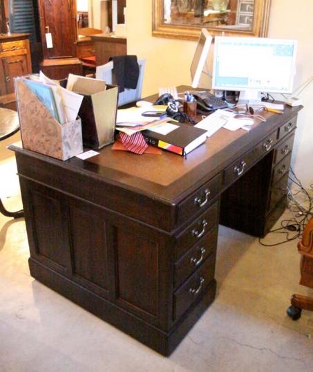 Walnut Pedestal Desk