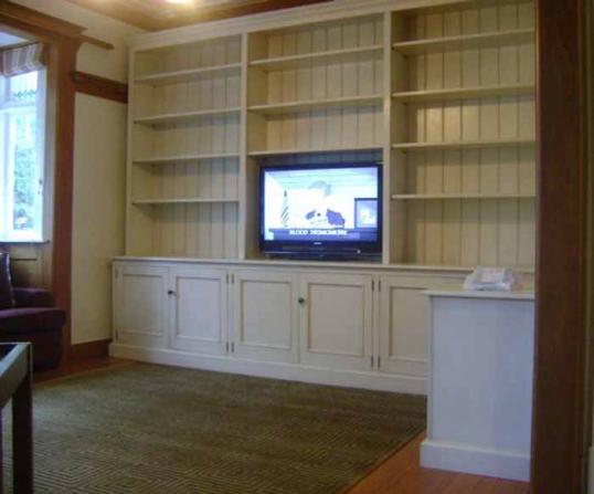 Bookcase and Television Unit