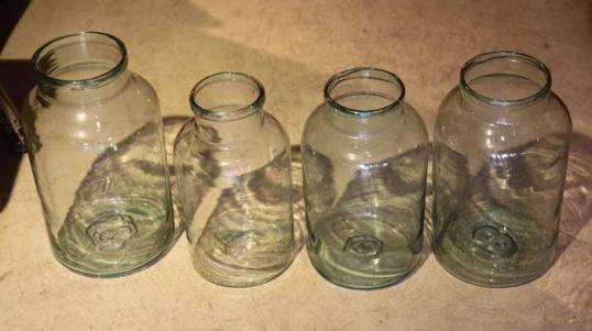 Old Glass Jars