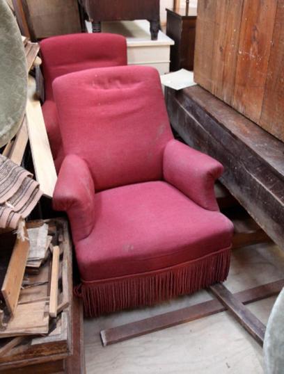 Antique Pair of French Armchairs