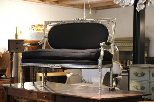 French Antique Chaise