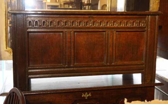 Jacobean Oak Three Panelled Coffer