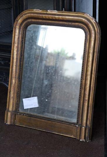 Small Embossed Louis Philippe Mirror