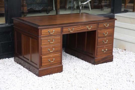 English Pedestal Desk