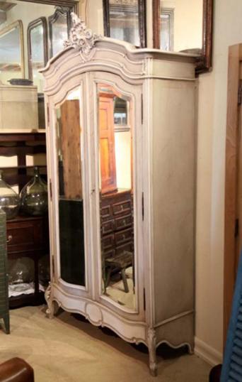 French Painted Armoire