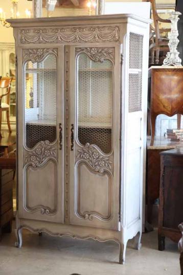 An Attractive French Painted Armoire