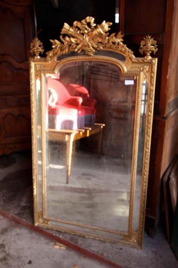 Ornate Gilt Cushion Mirror
