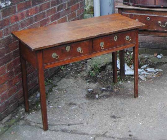 Regency Two Drawer Sidetable