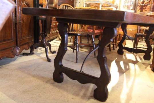 New Dining Table from Old French Oak