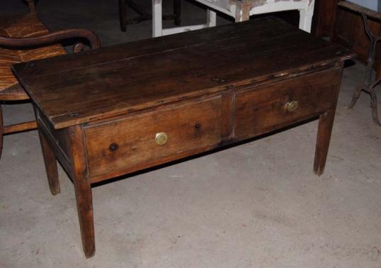 French Provincial Two Drawer Sidetable