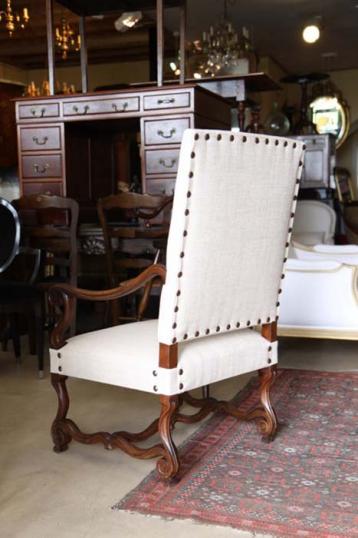 Louis XIV Walnut Carver Chair