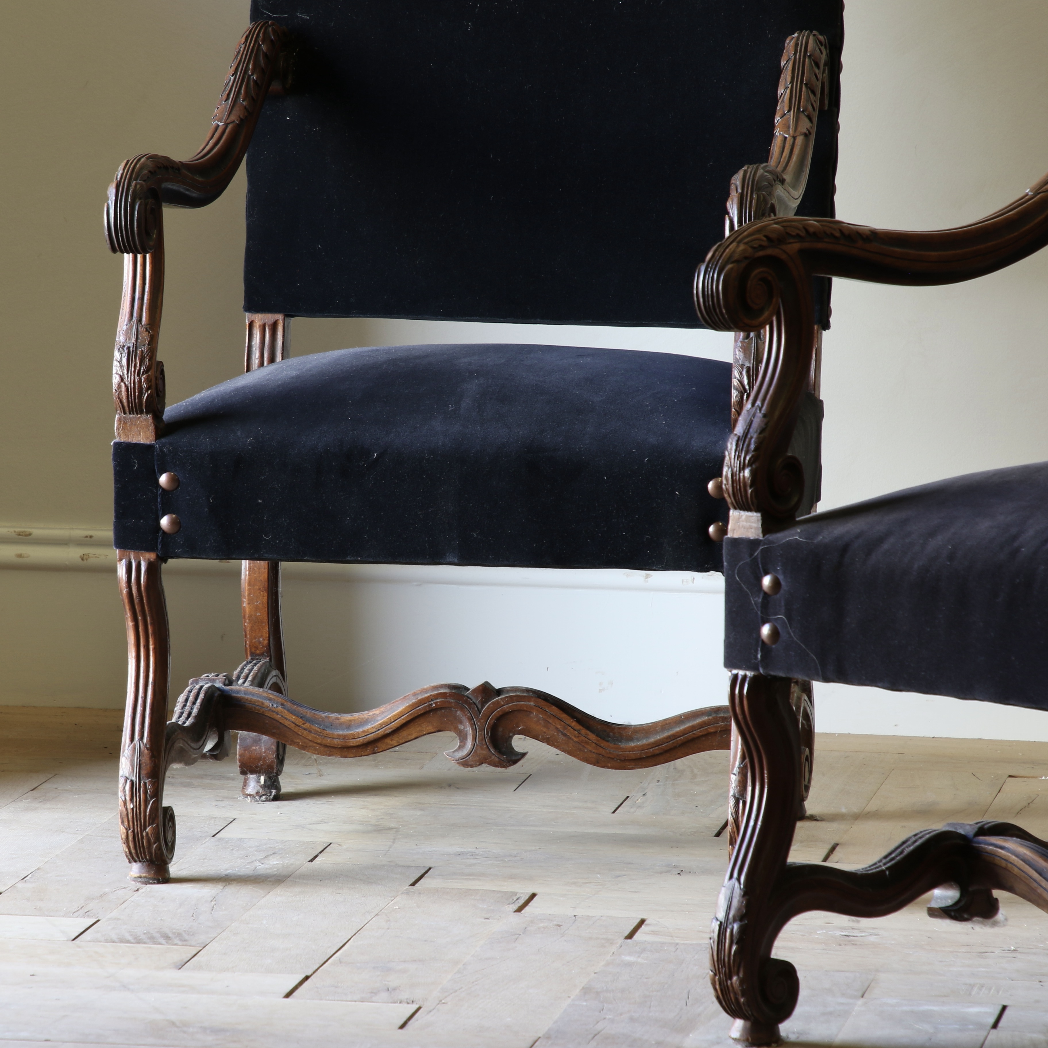 Pair of Louis XIV Period Armchairs