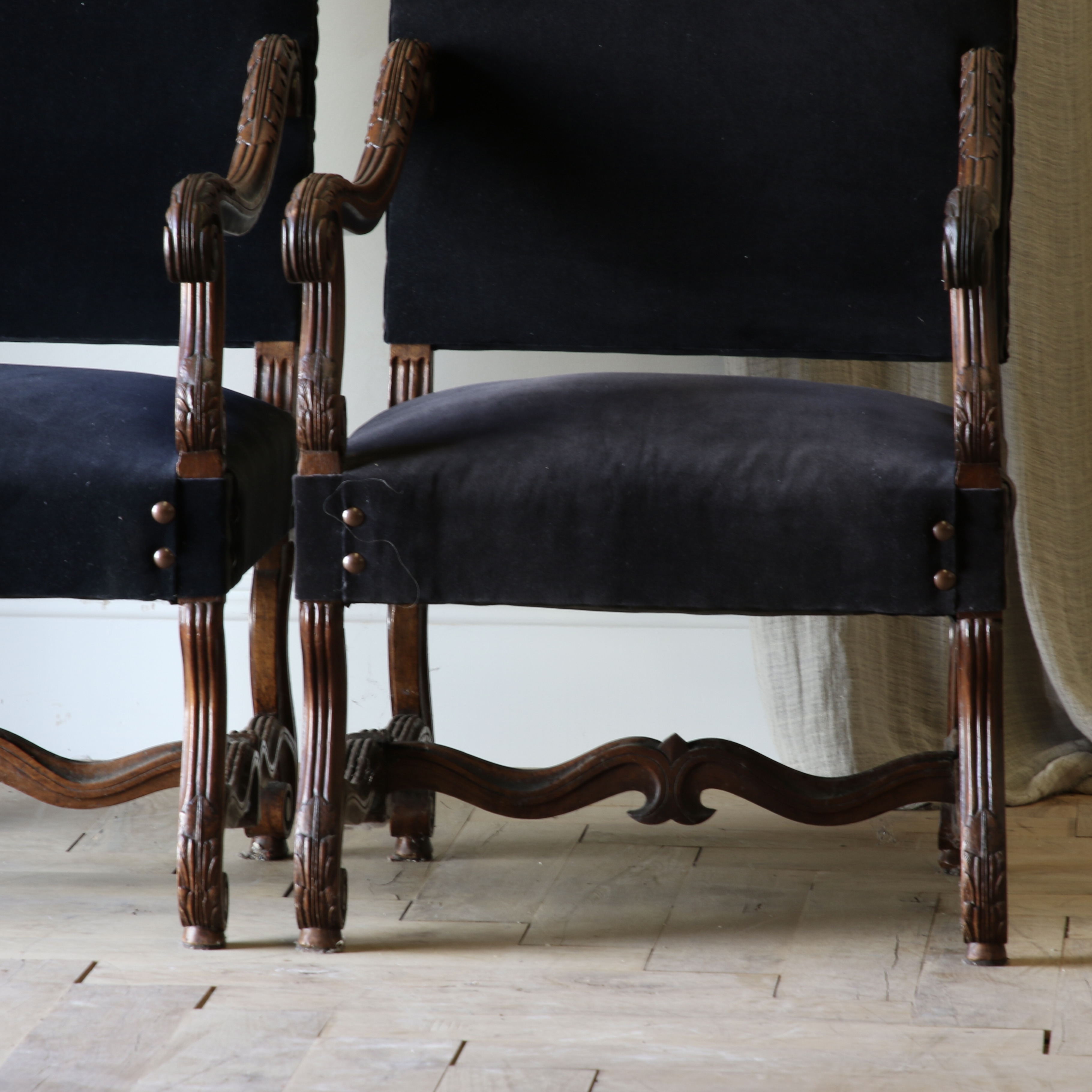 Pair of Louis XIV Period Armchairs