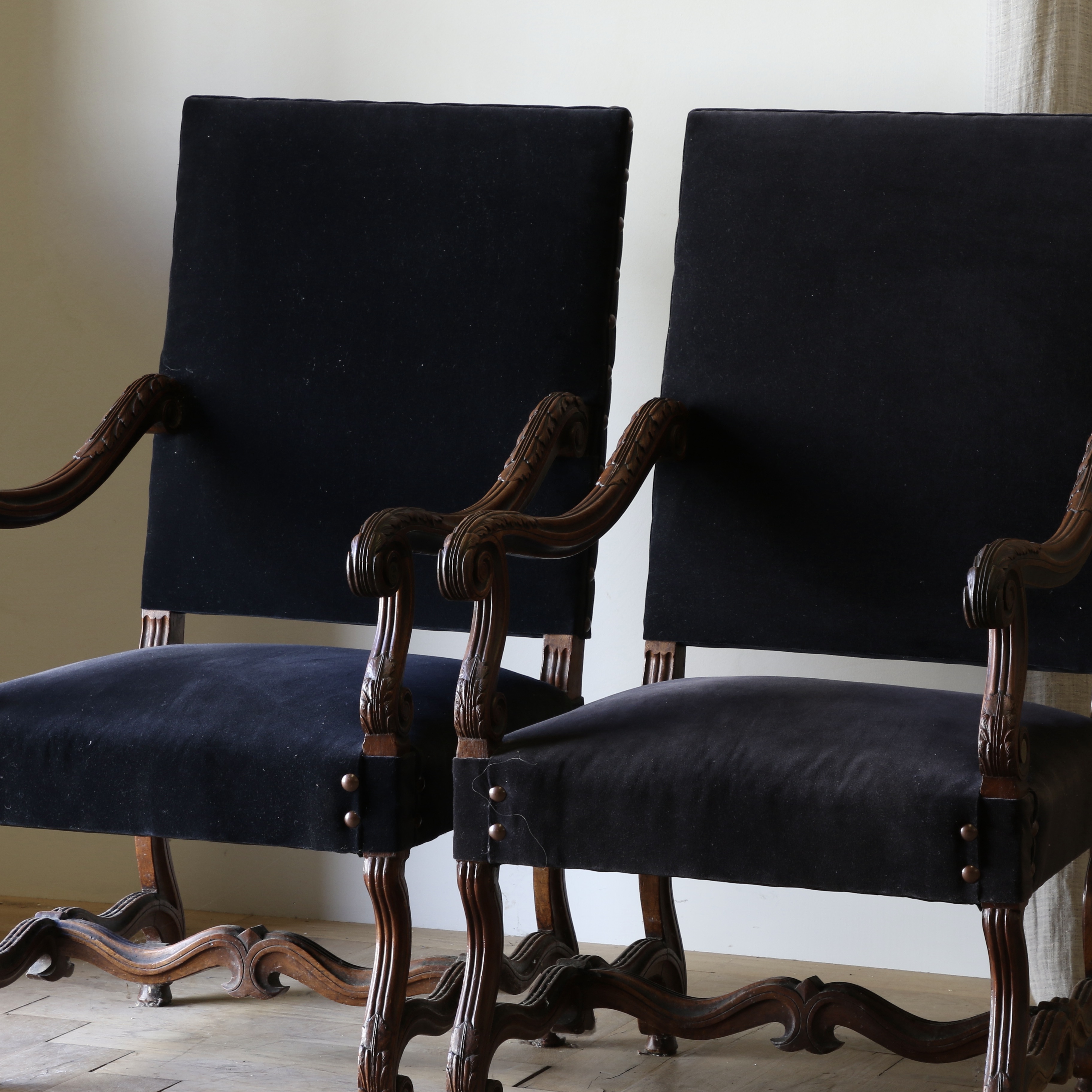 Pair of Louis XIV Period Armchairs